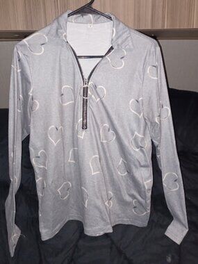 Long sleeve zipper shirt
